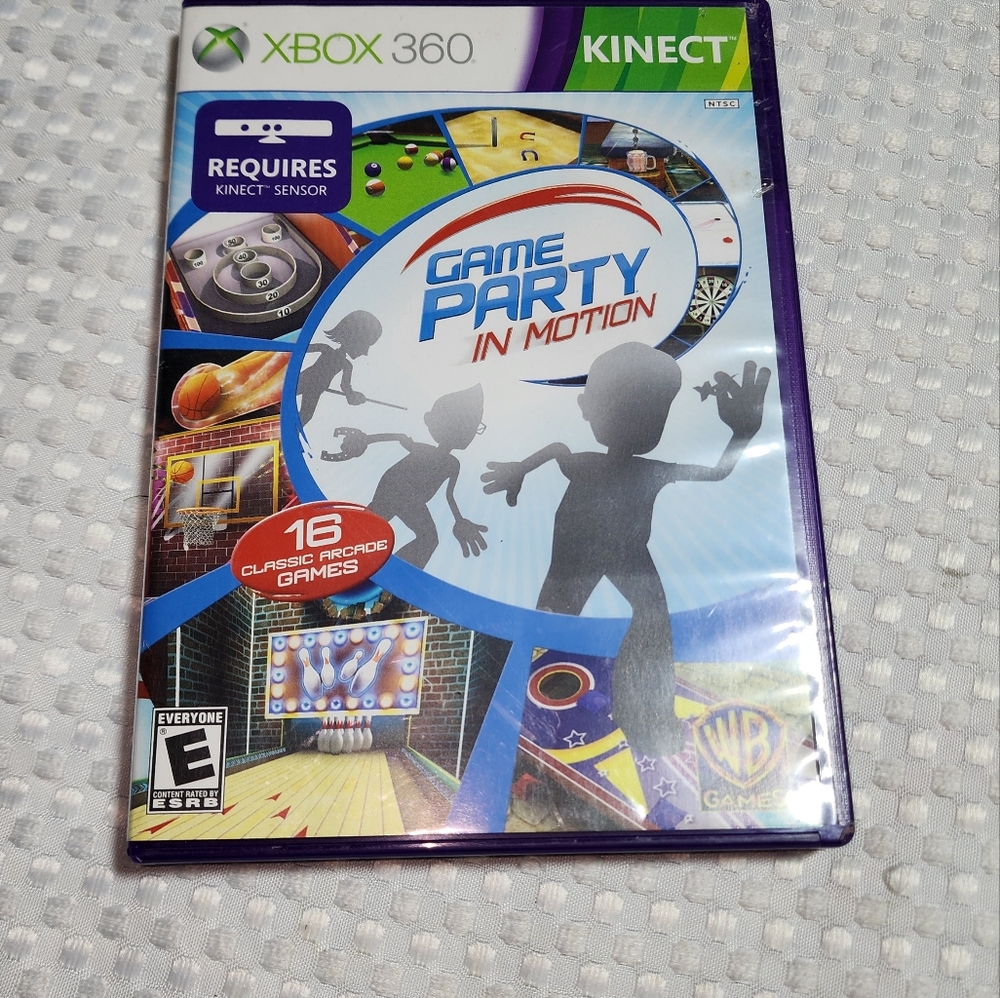 XBOX360 EUC KINECT GAME PARTY IN MOTION VIDEO GAMES